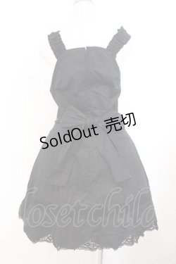 画像5: BABY,THE STARS SHINE BRIGHT / 裾スカラップジャンパースカート  クロ O-26-02-21-015-BA-OP-IG-OS