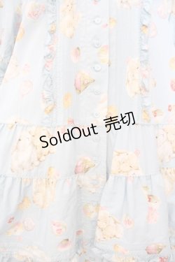 画像3: PINK HOUSE / 幸見うさぎプリントフリルワンピース  ソライロ O-26-02-21-016-LO-OP-OW-OS