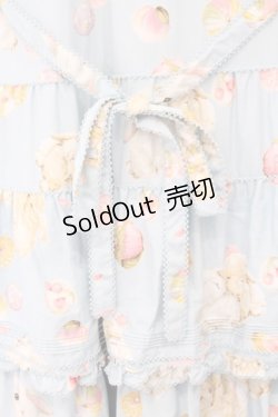 画像8: PINK HOUSE / 幸見うさぎプリントフリルワンピース  ソライロ O-26-02-21-016-LO-OP-OW-OS