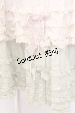 画像3: PINK HOUSE / 配色フリルスカート  ピンク×ハッカ O-26-02-21-017-LO-SK-OW-OS