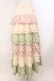 画像4: PINK HOUSE / 配色フリルスカート  ピンク×ハッカ O-26-02-21-017-LO-SK-OW-OS (4)