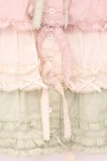 画像3: PINK HOUSE / 配色フリルブラウス  ピンク×ハッカ O-26-02-21-018-LO-BL-OW-OS (3)