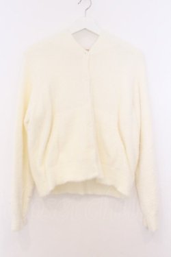 画像1: PINK HOUSE / うさぎの耳フード付きニットパーカー  キナリ O-26-02-21-019-LO-TO-OW-OS