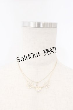 画像1: LIZ LISA / フラワーストーンネックレス  ゴールド O-26-02-22-020-LO-AC-OW-OS