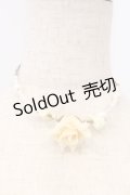 LIZ LISA / 薔薇モチーフネックレス  シロ O-26-02-22-022-LO-AC-OW-OS