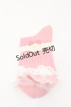 画像1: LOLITAその他 / ソックス  ピンク O-26-02-22-030-LO-ZA-OW-OS