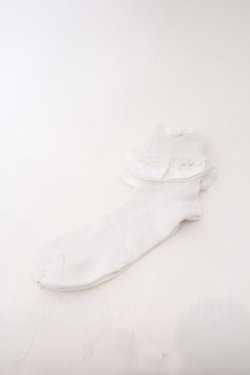画像1: LOLITAその他 / ソックス  シロ O-26-02-22-041-LO-ZA-OW-OS
