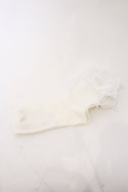 画像1: LOLITAその他 / ソックス  シロ O-26-02-22-047-LO-ZA-OW-OS