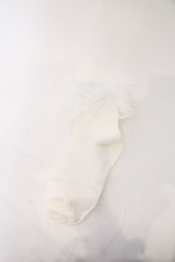 画像1: LOLITAその他 / ソックス  シロ O-26-02-22-062-LO-ZA-OW-OS