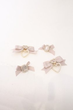 画像1: LIZ LISA / ティアラリボン6コセットクリップ【欠品あり】  ピンク O-26-02-22-072-LO-AC-IG-OS