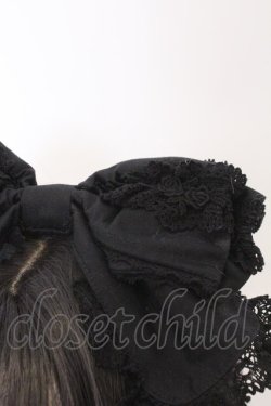 画像2: BABY,THE STARS SHINE BRIGHT / リリアンヌカチューシャ  クロ×クロ O-26-02-22-086-BA-AC-IG-OS