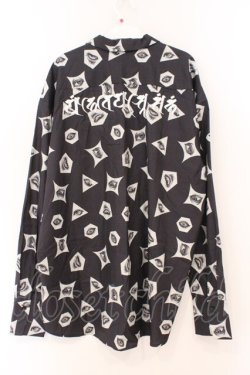 画像3: ALTER VENOMV / Eye総柄ビッグシャツ  ブラック O-26-02-23-034-PU-BL-YM-OS