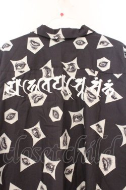画像4: ALTER VENOMV / Eye総柄ビッグシャツ  ブラック O-26-02-23-034-PU-BL-YM-OS