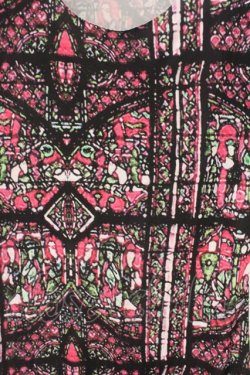 画像2: ALTER VENOMV / ステンドグラスUネックTシャツ M マルチ O-26-02-23-036-PU-TS-YM-OS