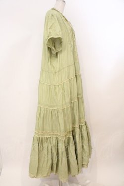 画像4: PINK HOUSE / ピコレースタックロングワンピース【お直しあり】  グリーン O-26-02-23-003-LO-OP-IG-OS