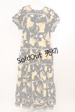 画像1: PINK HOUSE / テディワンピース【お直しあり】  クロ O-26-02-23-004-LO-OP-IG-OS