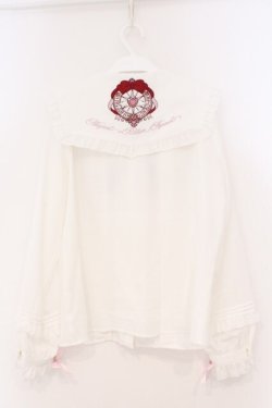 画像3: Amavel / Magical Ribbonフリルブラウス M シロ×ピンク O-26-02-23-046-CA-BL-OW-OS