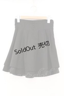 画像1: evelyn / ミディアムダブルフレアスカート F クロ O-26-02-23-047-LO-SK-OW-OS