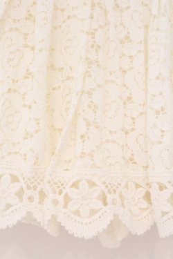 画像2: LIZ LISA / カットワークレーススカパン  アイボリー O-26-02-23-051-LO-SK-OW-OS