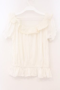 画像3: Lizmelo / レース襟トップス L シロ O-26-02-23-052-LO-TO-OW-OS