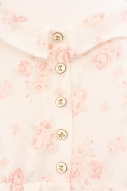 画像2: Lizmelo / バラ柄ワンピース M ピンク系 O-26-02-23-056-LO-OP-OW-OS