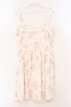 画像3: Lizmelo / バラ柄ワンピース M ピンク系 O-26-02-23-056-LO-OP-OW-OS
