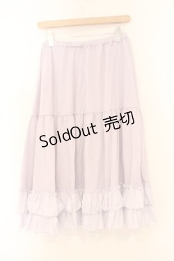 画像3: axes femme kawaii / ミディフリルペチスカート M ラベンダー O-26-02-23-060-AX-SK-YM-OS