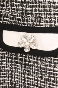 画像2: Swankiss / ビジューツイードワンピース F クロ O-26-02-23-063-CA-OP-OW-OS