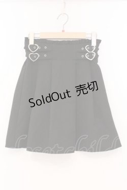 画像1: MA*RS / Wハートバックルスカート  クロ O-26-02-23-068-EL-SK-OW-OS