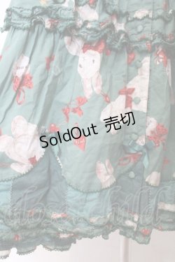 画像3: PINK HOUSE / ツインラビットワンピース【お直しあり】  グリーン O-26-02-23-005-LO-OP-IG-OS
