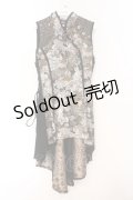 Qutie Frash / 和柄チャイナワンピ  ブラウン O-26-02-23-071-QU-OP-OW-OS