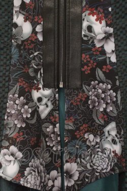 画像3: Qutie Frash / 和柄チャイナチュニック  グリーン O-26-02-23-072-QU-TO-OW-OS