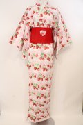 Angelic Pretty / いちごミルフィーユ浴衣  ピンク O-26-02-23-006-AP-OP-OW-OS