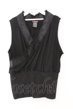 画像1: Qutie Frash / 2025プレミアムセット【華龍】着物衿インナー  ブラック O-26-02-23-078-QU-TO-OW-OS