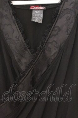 画像2: Qutie Frash / 2025プレミアムセット【華龍】着物衿インナー  ブラック O-26-02-23-078-QU-TO-OW-OS