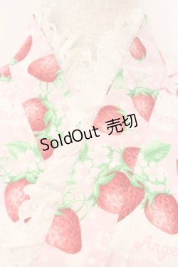 画像2: Angelic Pretty / いちごミルフィーユ浴衣  ピンク O-26-02-23-006-AP-OP-OW-OS