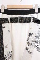 画像2: Qutie Frash / ラップ付きサルエルパンツ  ホワイト O-26-02-23-082-QU-PA-OW-OS (2)