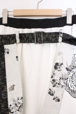 画像2: Qutie Frash / ラップ付きサルエルパンツ  ホワイト O-26-02-23-082-QU-PA-OW-OS