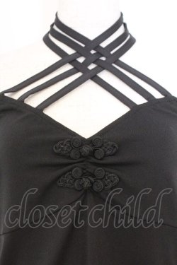 画像2: Qutie Frash / クロスキャミ  ブラック O-26-02-23-008-QU-TO-OW-OS