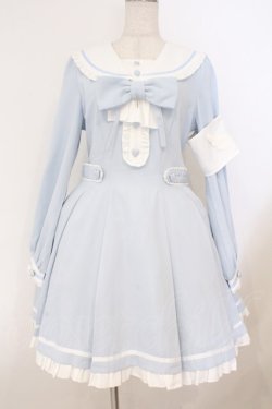 画像1: puppet bombs / 恋病ナースワンピース  サックス O-26-02-23-011-LO-OP-OW-OS