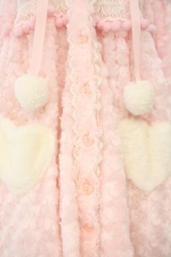 画像3: BABY,THE STARS SHINE BRIGHT / プードルファーのうさみみワンピースコート(2008)  ピンク×シロ O-26-02-23-015-BA-CO-IG-OS