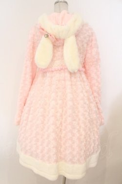 画像5: BABY,THE STARS SHINE BRIGHT / プードルファーのうさみみワンピースコート(2008)  ピンク×シロ O-26-02-23-015-BA-CO-IG-OS
