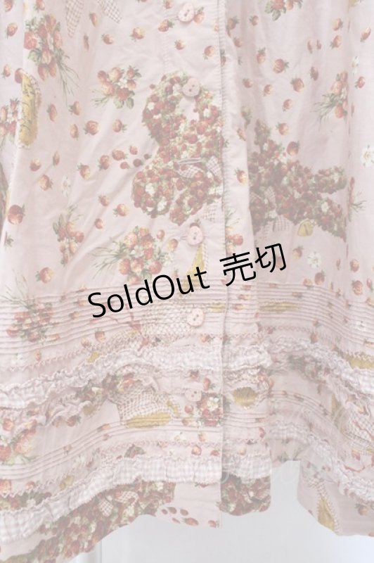 画像3: PINK HOUSE / ギンガムうさぎプリントワンピース【お直しあり】  ピンク O-26-02-23-002-LO-OP-IG-OS (3)