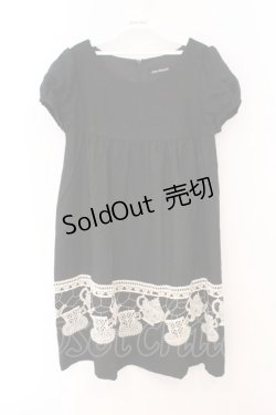 画像1: Jane Marple / Mad Tea Partyエンパイアドレス M クロ O-26-02-23-020-JM-OP-OW-OS