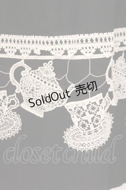 画像2: Jane Marple / Mad Tea Partyエンパイアドレス M クロ O-26-02-23-020-JM-OP-OW-OS