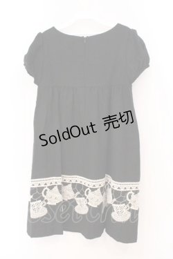 画像3: Jane Marple / Mad Tea Partyエンパイアドレス M クロ O-26-02-23-020-JM-OP-OW-OS