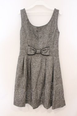 画像2: LODISPOTTO / ラメツイードジャンパースカート M クロ O-26-02-24-035-LO-OP-IG-OS