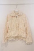 axes femme / フェイクファーボレロ  アイボリー O-26-02-24-040-AX-JA-IG-OS