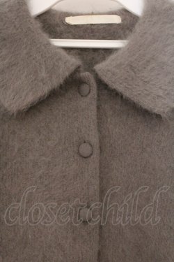 画像2: PINK HOUSE / アンゴラカーディガン  グレー O-26-02-24-004-LO-TO-OW-OS