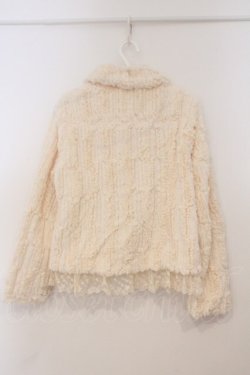 画像3: axes femme / フェイクファーボレロ  アイボリー O-26-02-24-040-AX-JA-IG-OS